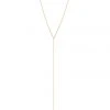 Sloan Studio CZ BEZEL LARIAT NECKLACE BY SLOAN Womens
