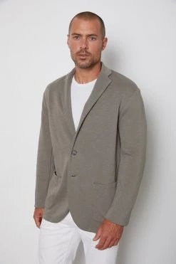 Velvet By Graham & Spencer BENJAMIN COTTON BLEND BLAZER