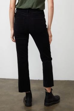 Velvet By Graham & Spencer CANDACE CORDUROY HIGH RISE CROP JEAN Womens