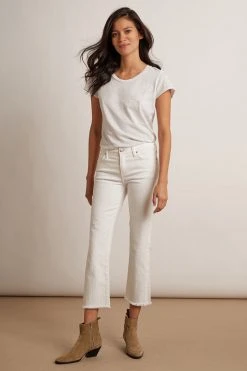 Velvet By Graham & Spencer TWIGGY HIGH RISE CROP JEAN