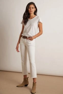 Velvet By Graham & Spencer TWIGGY HIGH RISE CROP JEAN