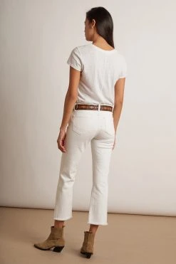 Velvet By Graham & Spencer TWIGGY HIGH RISE CROP JEAN