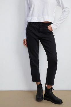 Velvet By Graham & Spencer VICTORIA HI RISE STRAIGHT LEG JEAN