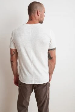 Velvet By Graham & Spencer DAVY DISTRESSED SLUB TEE