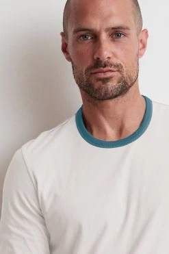 Velvet By Graham & Spencer ELIJAH REVERSIBLE DOUBLE LAYER TEE Mens 11 Velvet By Graham & Spencer ELIJAH REVERSIBLE DOUBLE LAYER TEE Mens