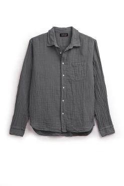 Velvet By Graham & Spencer Mens ELTON COTTON WOVEN BUTTON-UP SHIRT