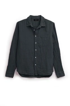 Velvet By Graham & Spencer Mens ELTON COTTON WOVEN BUTTON-UP SHIRT