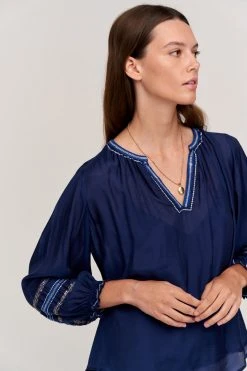 Velvet By Graham & Spencer SANDRA BOHO BLOUSE Womens