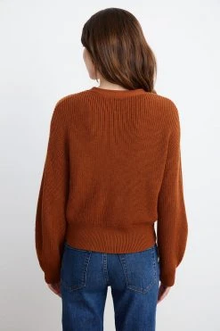 Velvet By Graham & Spencer Womens RILEY BUTTON-UP CARDIGAN