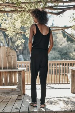 Velvet By Graham & Spencer CELYN COTTON SLUB JUMPSUIT Womens