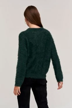 Velvet By Graham & Spencer Womens RAY CREW NECK SWEATER