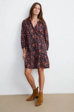 Velvet By Graham & Spencer Womens SHOSHANA PRINTED DRESS