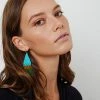 FRANJA BEADED FRINGE EARRINGS BY BLUMA PROJECT Womens