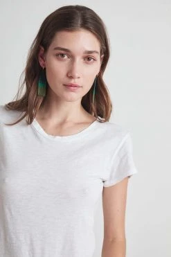 FRANJA BEADED FRINGE EARRINGS BY BLUMA PROJECT Womens