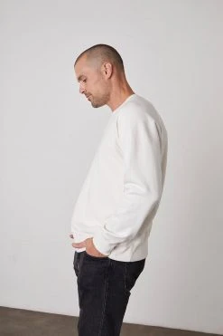 Velvet By Graham & Spencer DRAKE CREW NECK SWEATSHIRT Mens