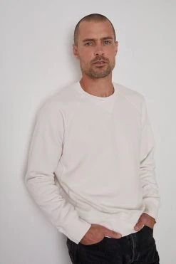 Velvet By Graham & Spencer DRAKE CREW NECK SWEATSHIRT Mens