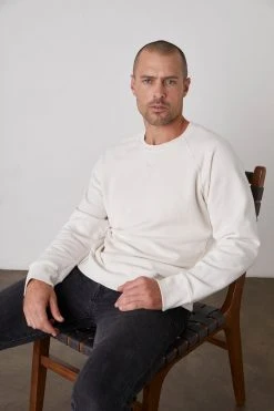 Velvet By Graham & Spencer DRAKE CREW NECK SWEATSHIRT Mens