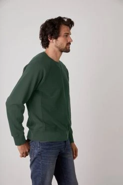 Velvet By Graham & Spencer DRAKE CREW NECK SWEATSHIRT Mens