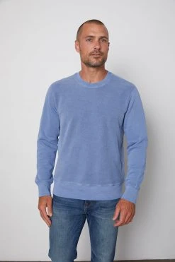 Velvet By Graham & Spencer Mens JAYDEN FRENCH TERRY SWEATSHIRT
