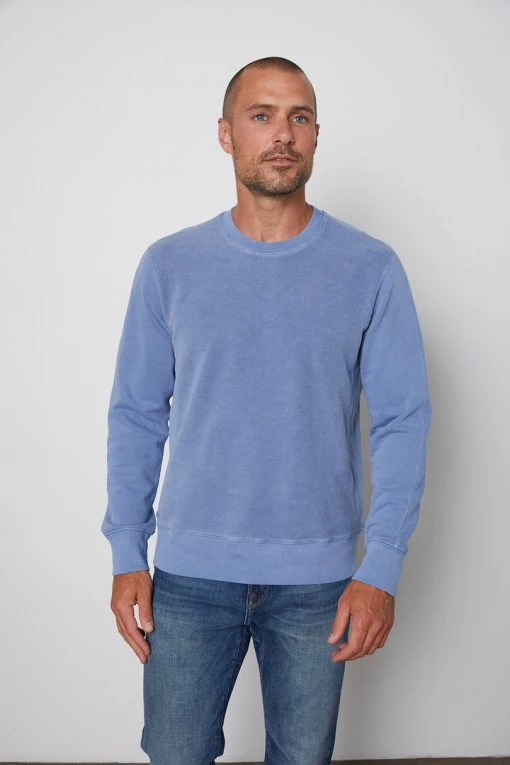 Velvet By Graham & Spencer Mens JAYDEN FRENCH TERRY SWEATSHIRT