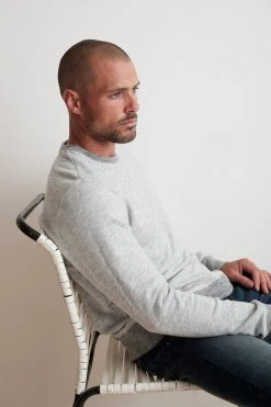 Velvet By Graham & Spencer TEDDIE FRENCH TERRY SWEATSHIRT Mens