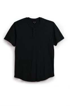 Velvet By Graham & Spencer FULTON SHORT SLEEVE HENLEY Mens