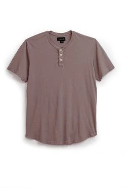 Velvet By Graham & Spencer FULTON SHORT SLEEVE HENLEY