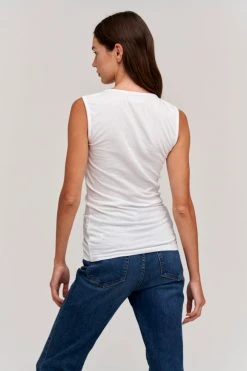 Velvet By Graham & Spencer Womens ALYSSA V-NECK TANK