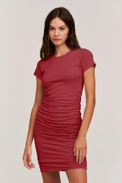 Velvet By Graham & Spencer CAILEY SHIRRED SEAM MINI DRESS