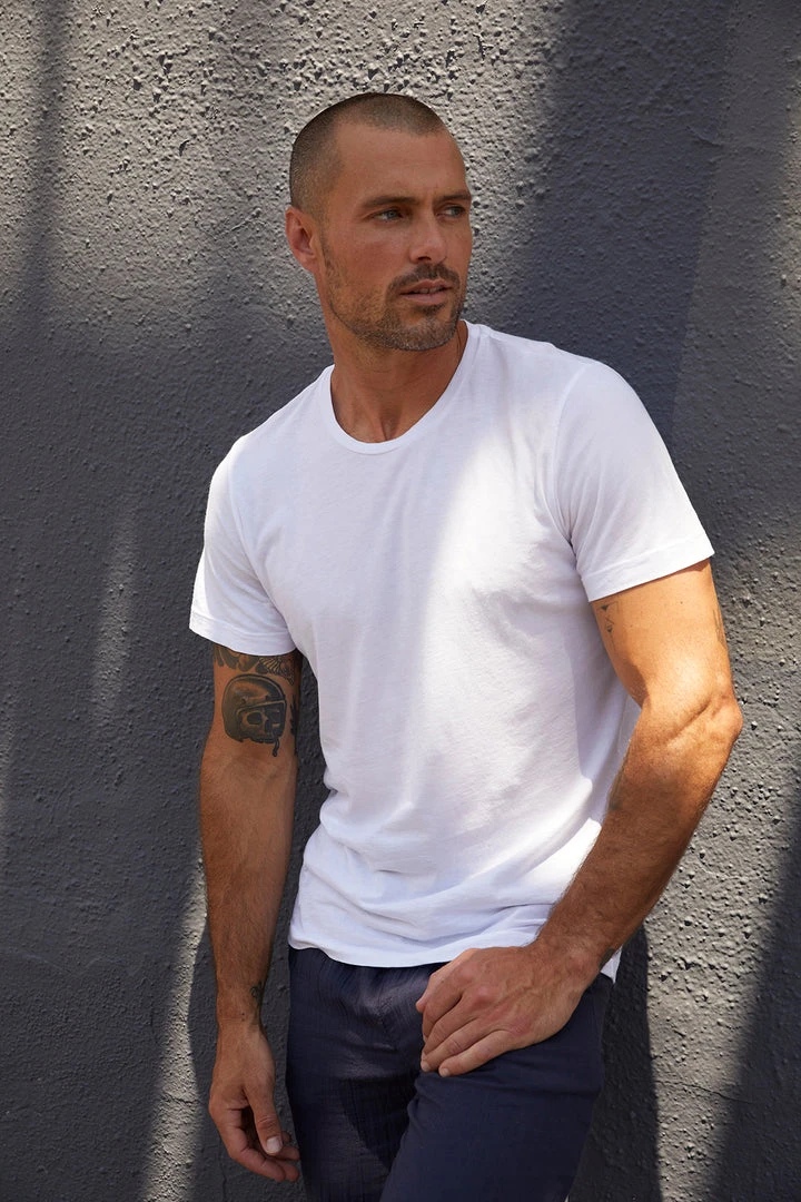 Velvet By Graham & Spencer ANGELO CREW NECK GRAPHIC TEE Mens 3 Velvet By Graham & Spencer ANGELO CREW NECK GRAPHIC TEE Mens