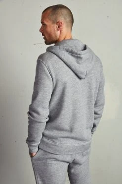 Velvet By Graham & Spencer Mens DAVE ZIP UP HOODIE