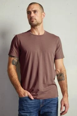 Velvet By Graham & Spencer HOWARD WHISPER CLASSIC CREW NECK TEE Mens