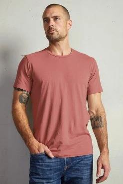 Velvet By Graham & Spencer HOWARD WHISPER CLASSIC CREW NECK TEE