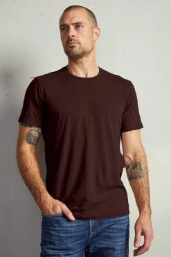 Velvet By Graham & Spencer HOWARD WHISPER CLASSIC CREW NECK TEE