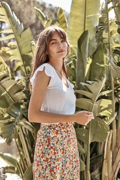 Velvet By Graham & Spencer RASHIDA SCOOP NECK TEE