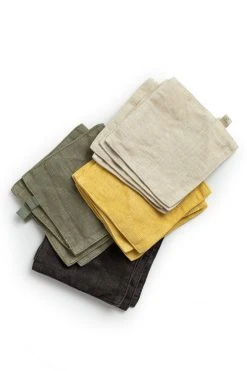 Jenny Graham Home LINEN COASTERS (SET OF 4)