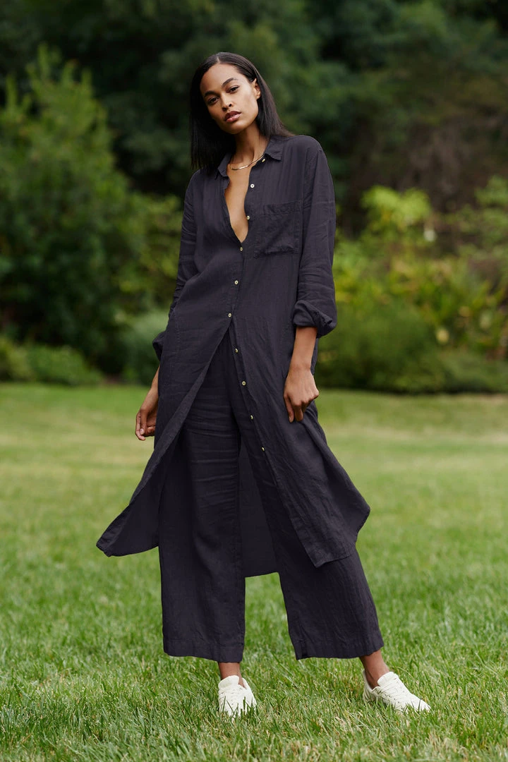 Velvet By Graham & Spencer Womens JORA LINEN BUTTON-UP DRESS 25 Velvet By Graham & Spencer Womens JORA LINEN BUTTON-UP DRESS