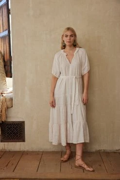 Velvet By Graham & Spencer KARINA LINEN MAXI DRESS