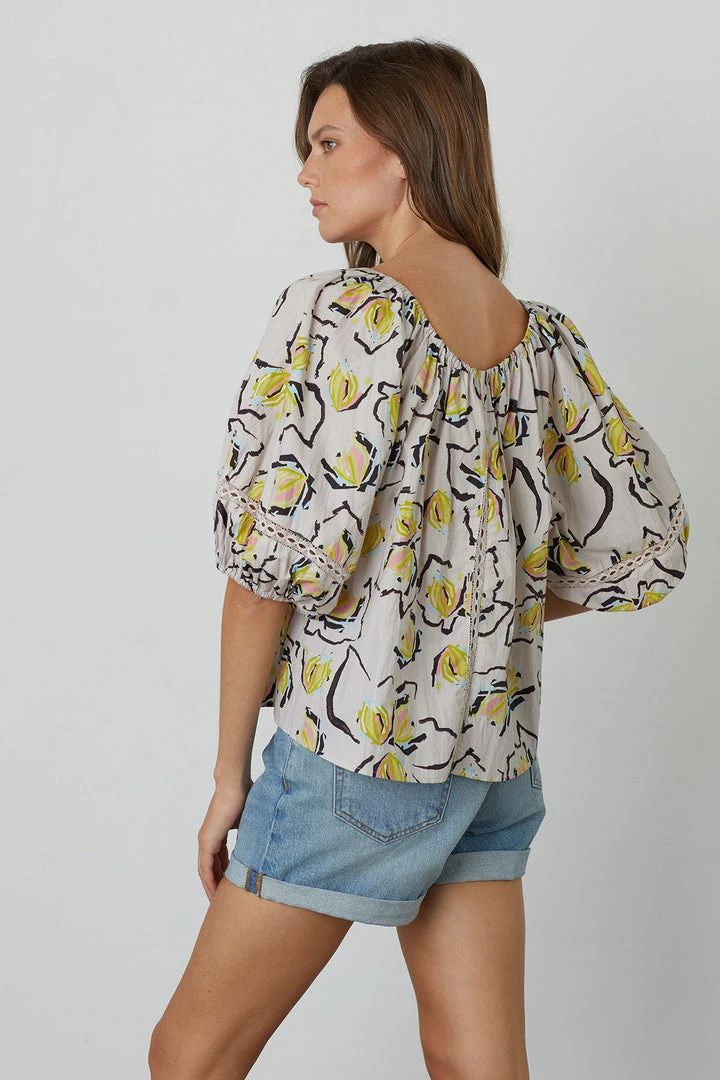 Velvet By Graham & Spencer Womens ZOEY PRINTED BOHO TOP 5 Velvet By Graham & Spencer Womens ZOEY PRINTED BOHO TOP