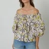 Velvet By Graham & Spencer Womens ZOEY PRINTED BOHO TOP
