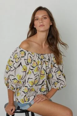 Velvet By Graham & Spencer Womens ZOEY PRINTED BOHO TOP 11 Velvet By Graham & Spencer Womens ZOEY PRINTED BOHO TOP