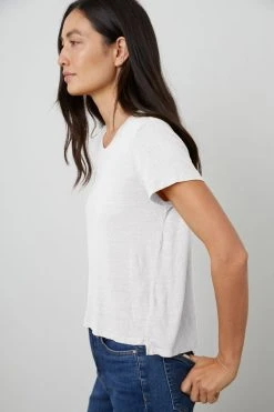 Velvet By Graham & Spencer CASEY CREW NECK TEE