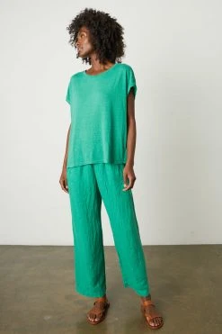Velvet By Graham & Spencer Womens LOLA LINEN PANT