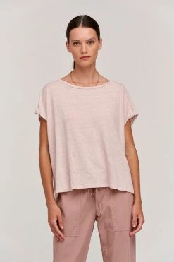 Velvet By Graham & Spencer HUDSON CREW NECK TEE Womens