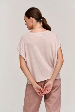 Velvet By Graham & Spencer HUDSON CREW NECK TEE Womens