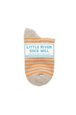 Velvet By Graham & Spencer STRIPED BOOTIE SOCK BY LITTLE RIVER SOCK MILL Accessories