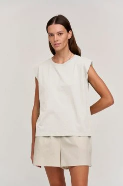 Velvet By Graham & Spencer CARI MUSCLE TANK Womens