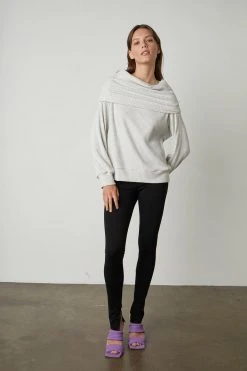 Velvet By Graham & Spencer RUTH COWL NECK TOP