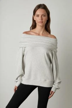 Velvet By Graham & Spencer RUTH COWL NECK TOP