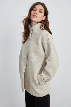 Velvet By Graham & Spencer ALBANY REVERSIBLE LUX SHERPA COAT 16 Velvet By Graham & Spencer ALBANY REVERSIBLE LUX SHERPA COAT